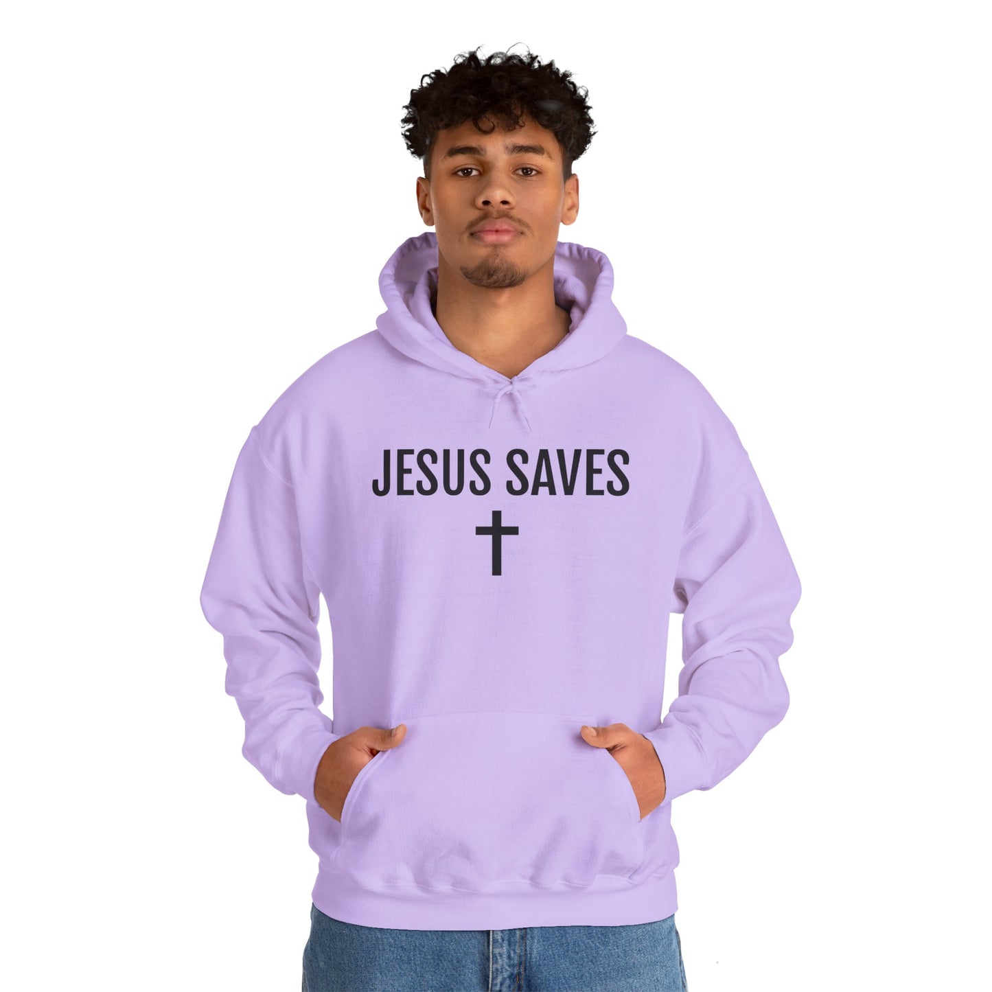 Blessed Love Jesus Saves Inspirational Hoodie