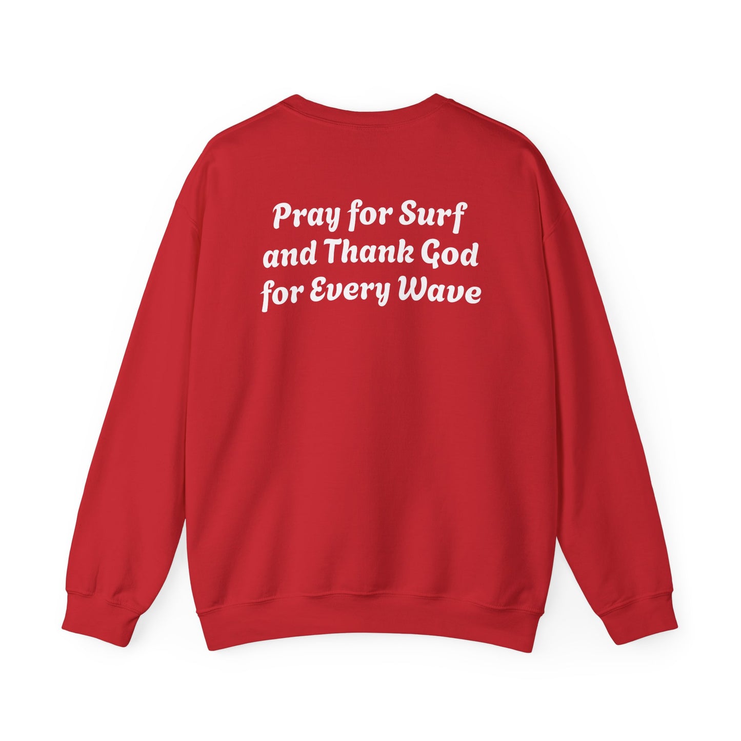 Blessed Love Pray for Surf Crewneck Sweatshirt