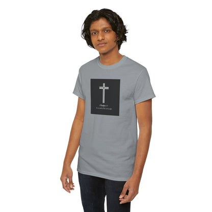 Blessed Love 2 Corinthians 5:7 Cotton Tee