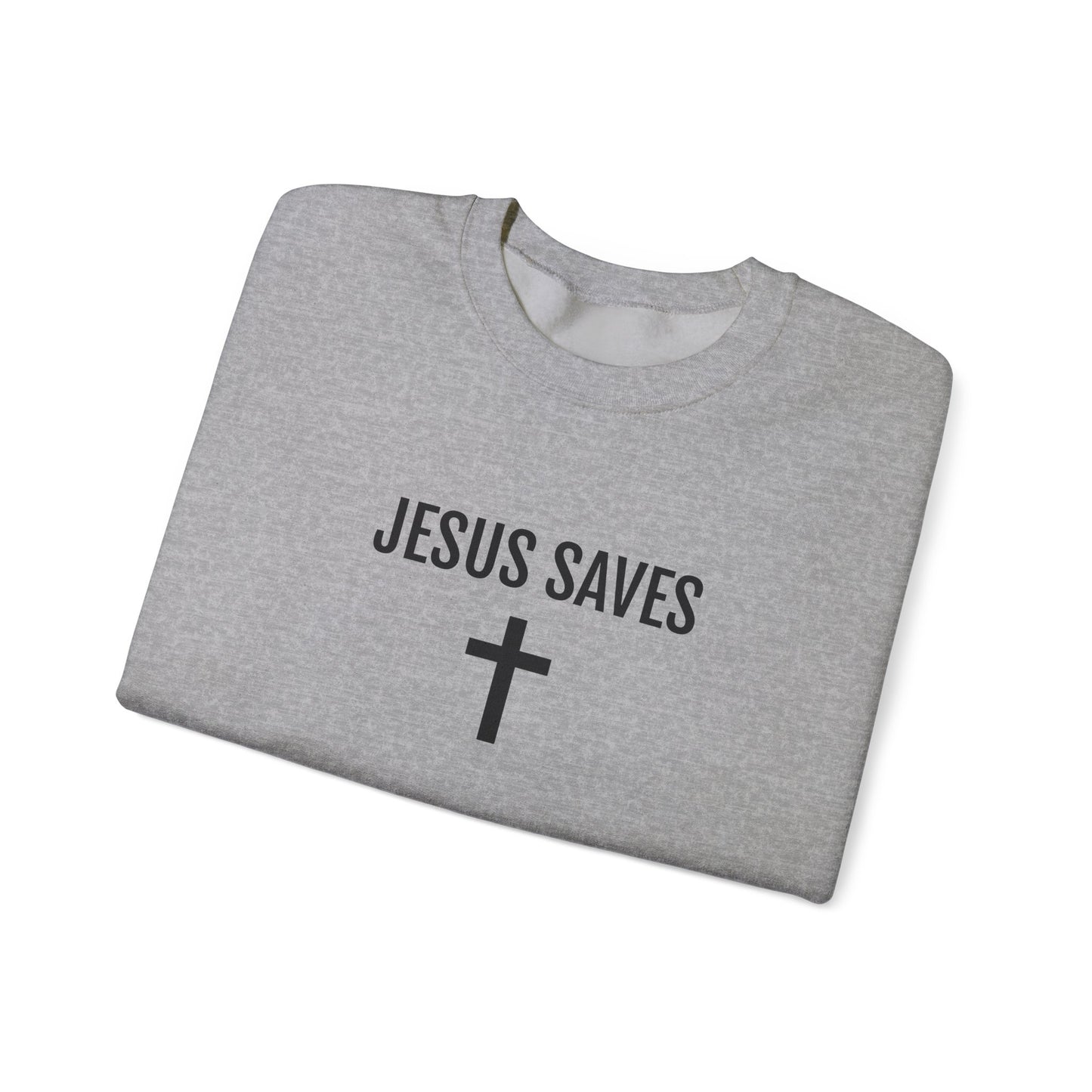 Blessed Love Jesus Saves Crewneck Sweatshirt