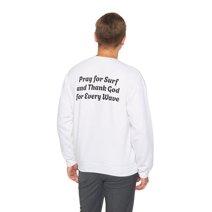 Blessed Love Pray for Surf Crewneck Sweatshirt