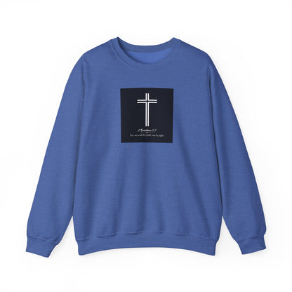 Blessed Love 2 Corinthians 5:7 Crewneck Sweatshirt