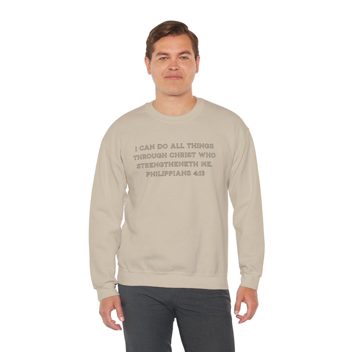 Blessed Love Philippians 4:13 Sweatshirt Crewneck