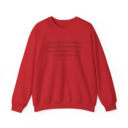 Blessed Love Philippians 4:13 Sweatshirt Crewneck