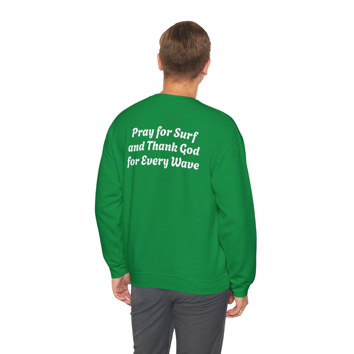 Blessed Love Pray for Surf Crewneck Sweatshirt