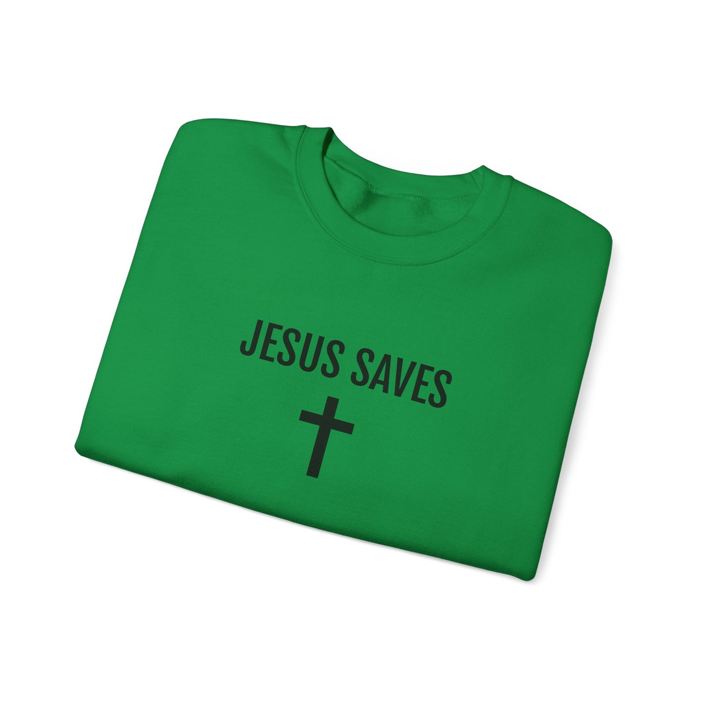 Blessed Love Jesus Saves Crewneck Sweatshirt