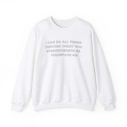 Blessed Love Philippians 4:13 Sweatshirt Crewneck