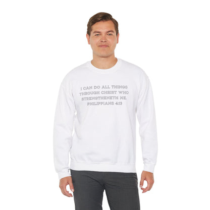 Blessed Love Philippians 4:13 Sweatshirt Crewneck