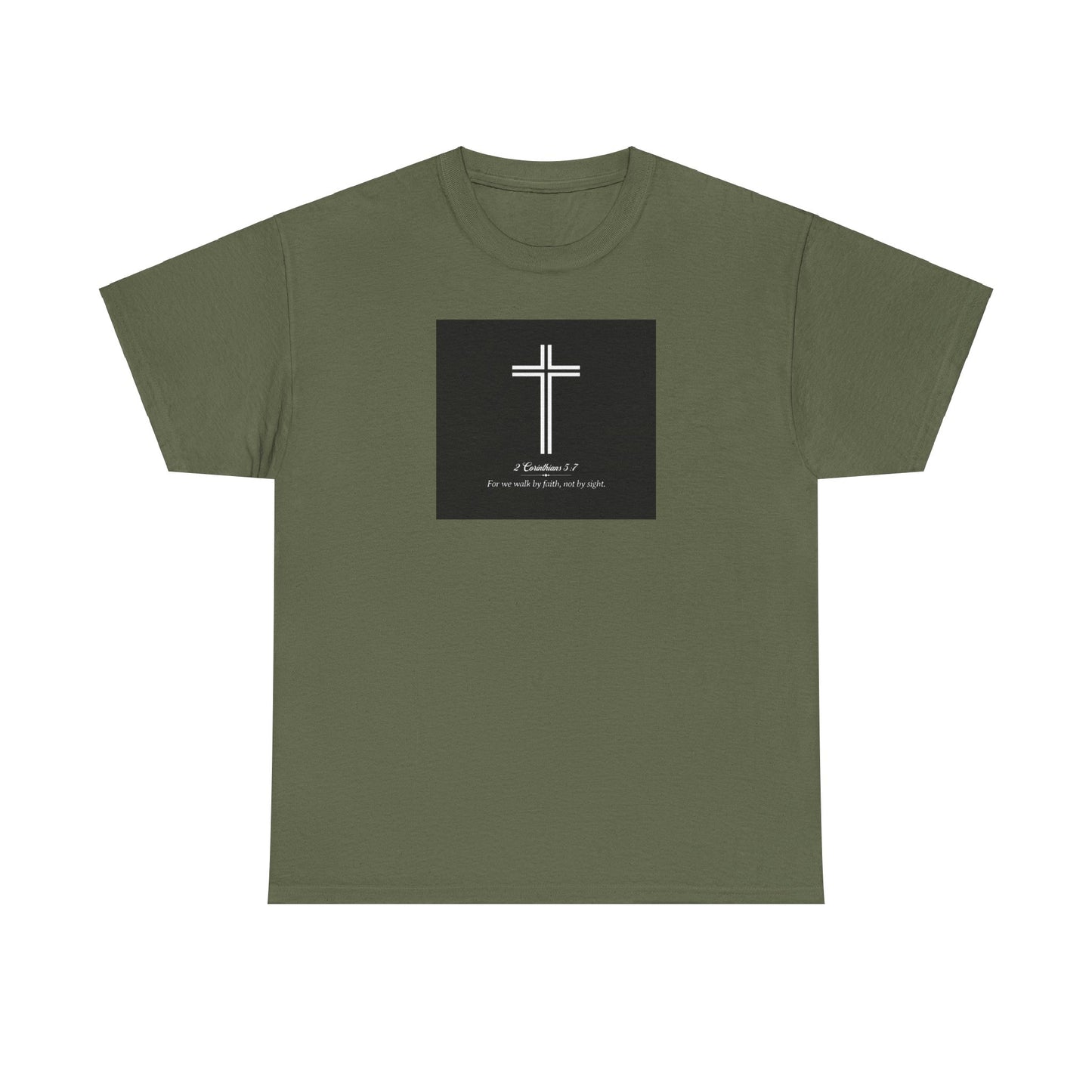 Blessed Love 2 Corinthians 5:7 Cotton Tee