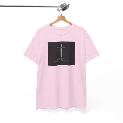 Blessed Love 2 Corinthians 5:7 Cotton Tee