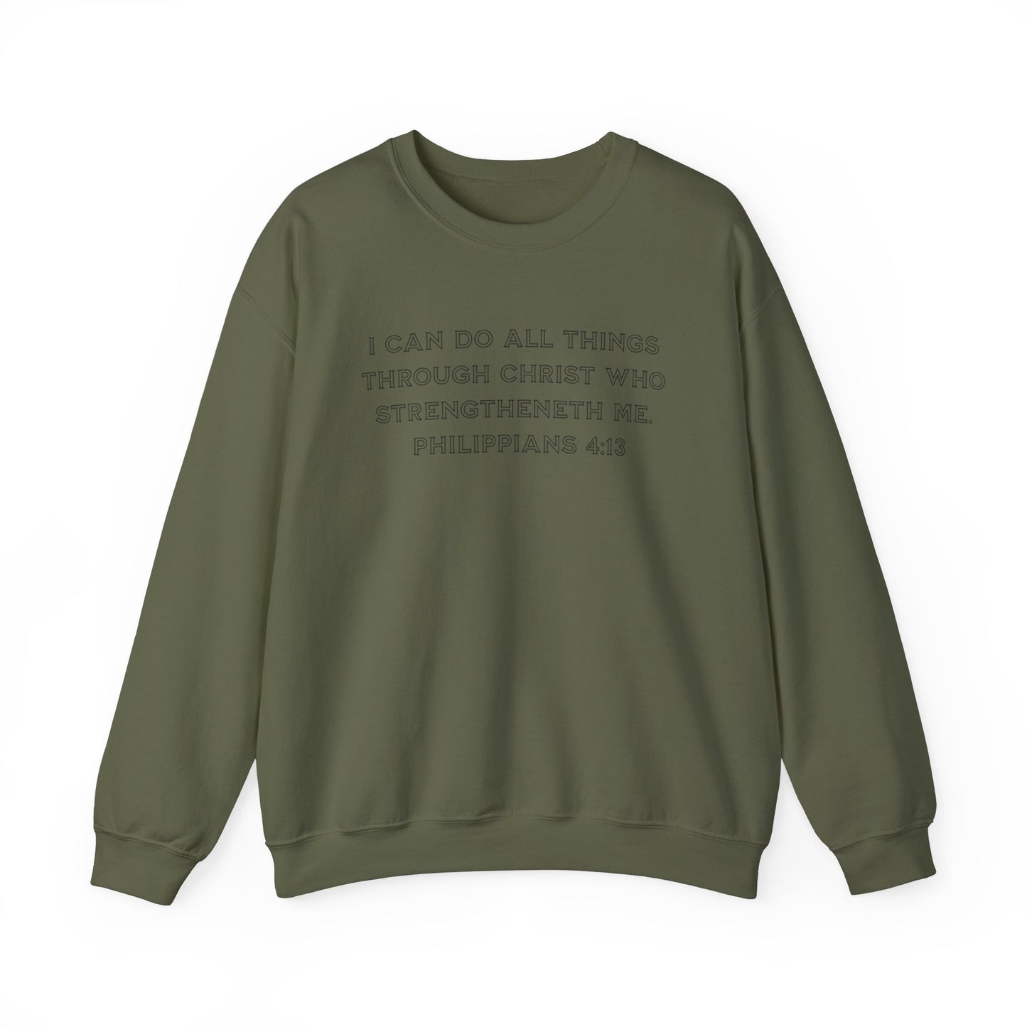 Blessed Love Philippians 4:13 Sweatshirt Crewneck