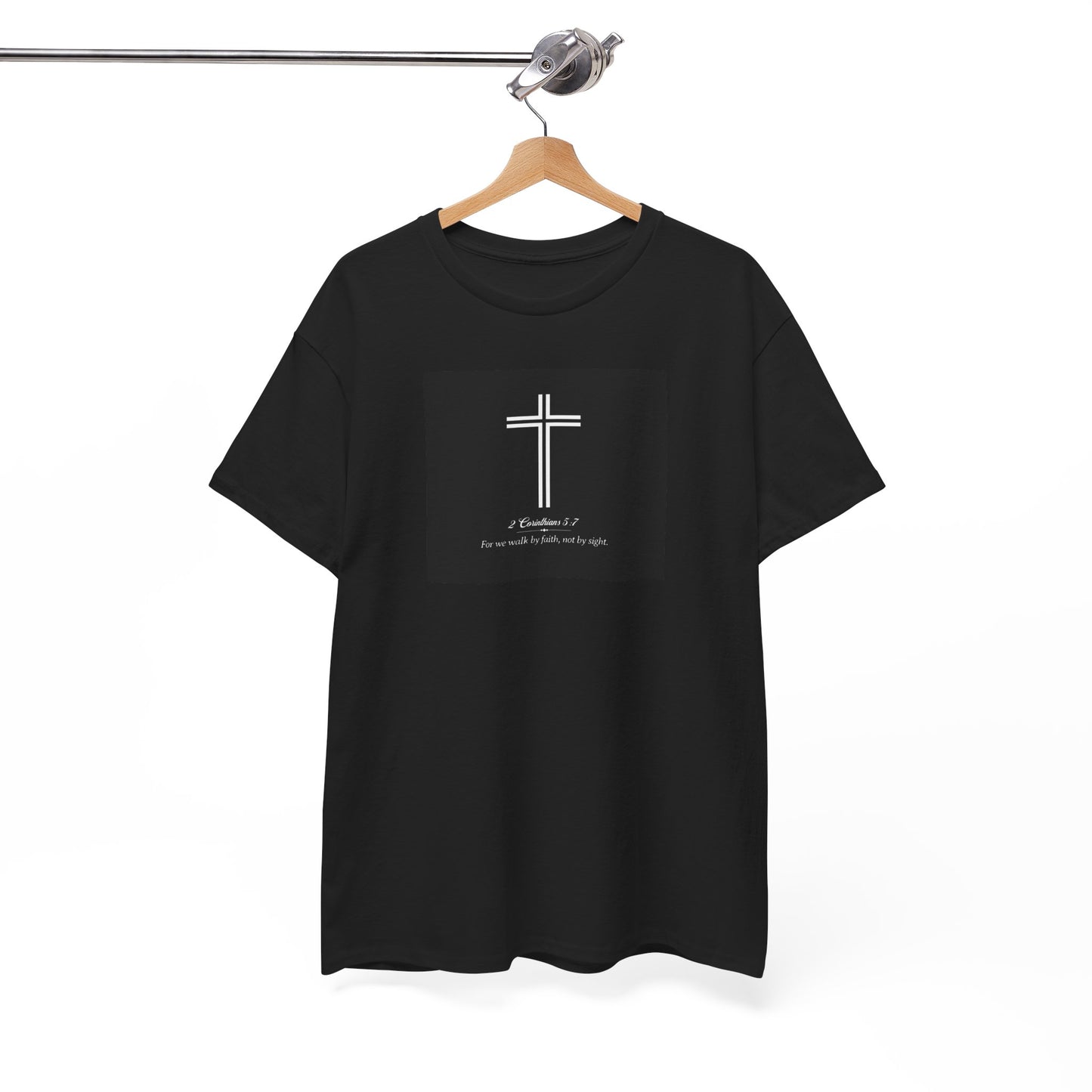 Blessed Love 2 Corinthians 5:7 Cotton Tee