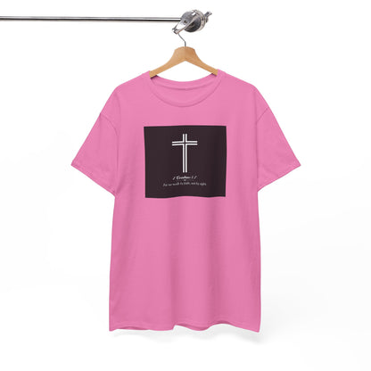 Blessed Love 2 Corinthians 5:7 Cotton Tee