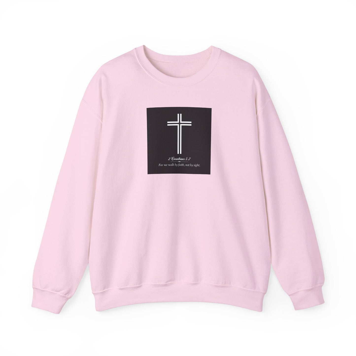 Blessed Love 2 Corinthians 5:7 Crewneck Sweatshirt