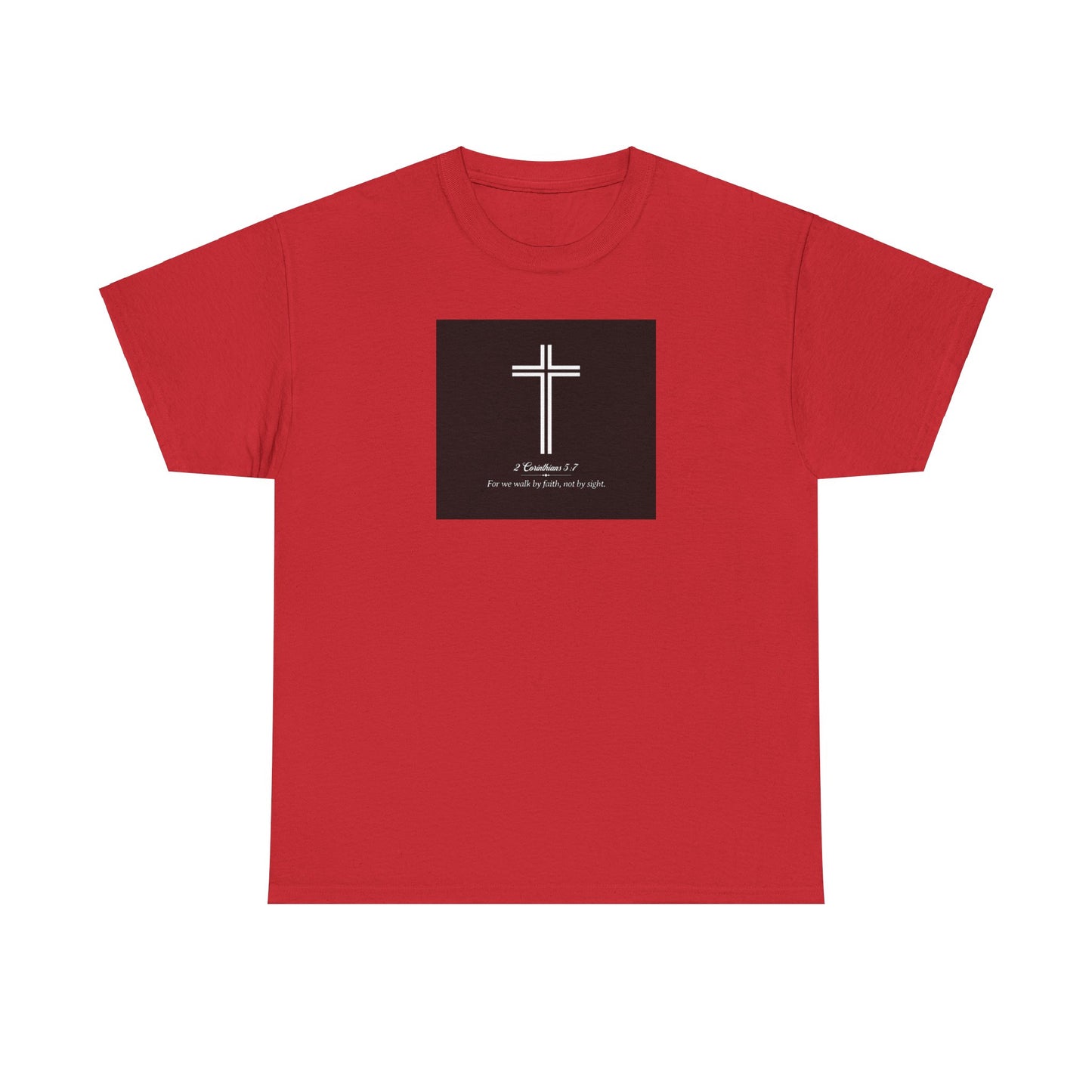 Blessed Love 2 Corinthians 5:7 Cotton Tee