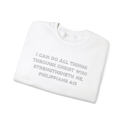 Blessed Love Philippians 4:13 Sweatshirt Crewneck