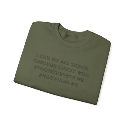 Blessed Love Philippians 4:13 Sweatshirt Crewneck