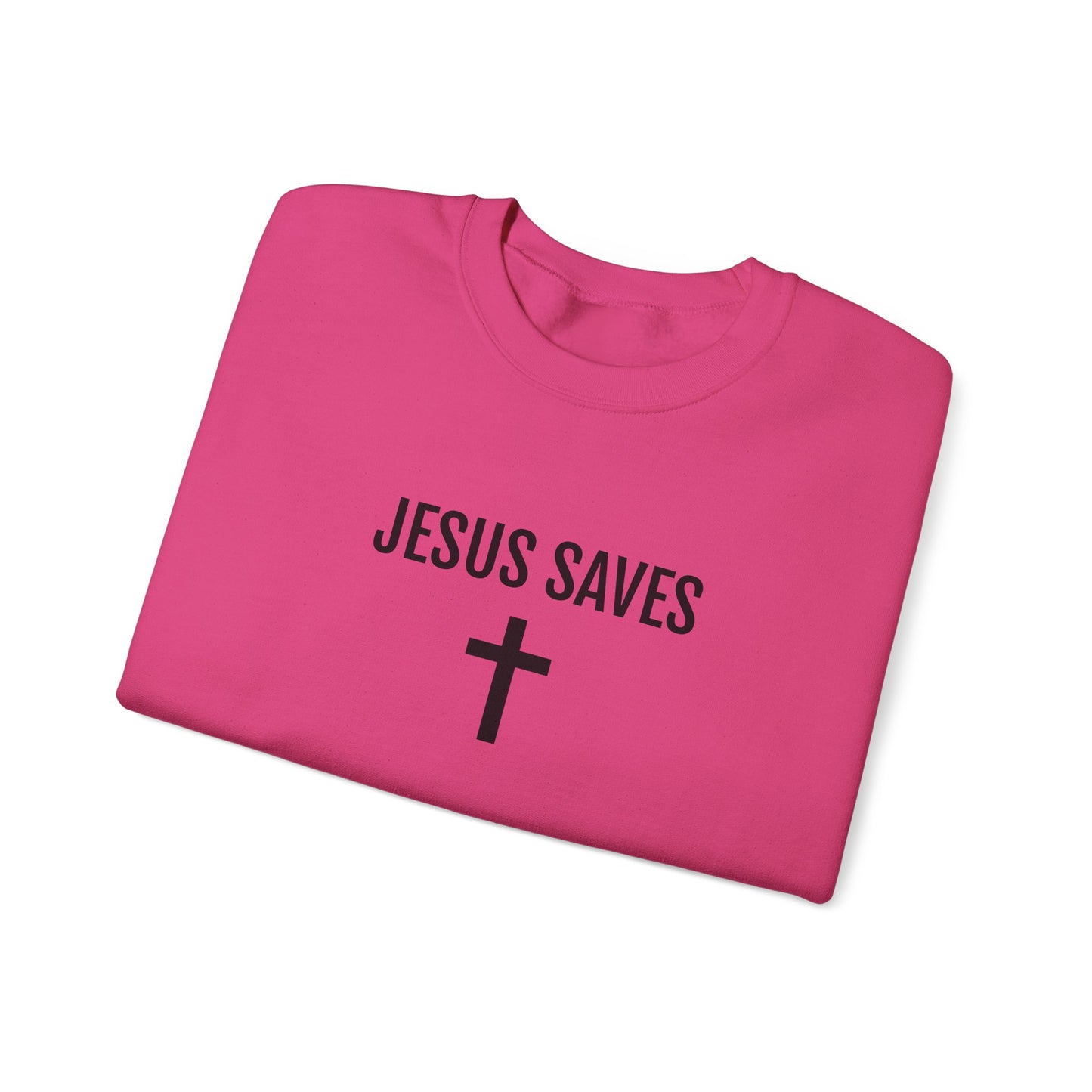 Blessed Love Jesus Saves Crewneck Sweatshirt