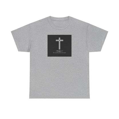 Blessed Love 2 Corinthians 5:7 Cotton Tee