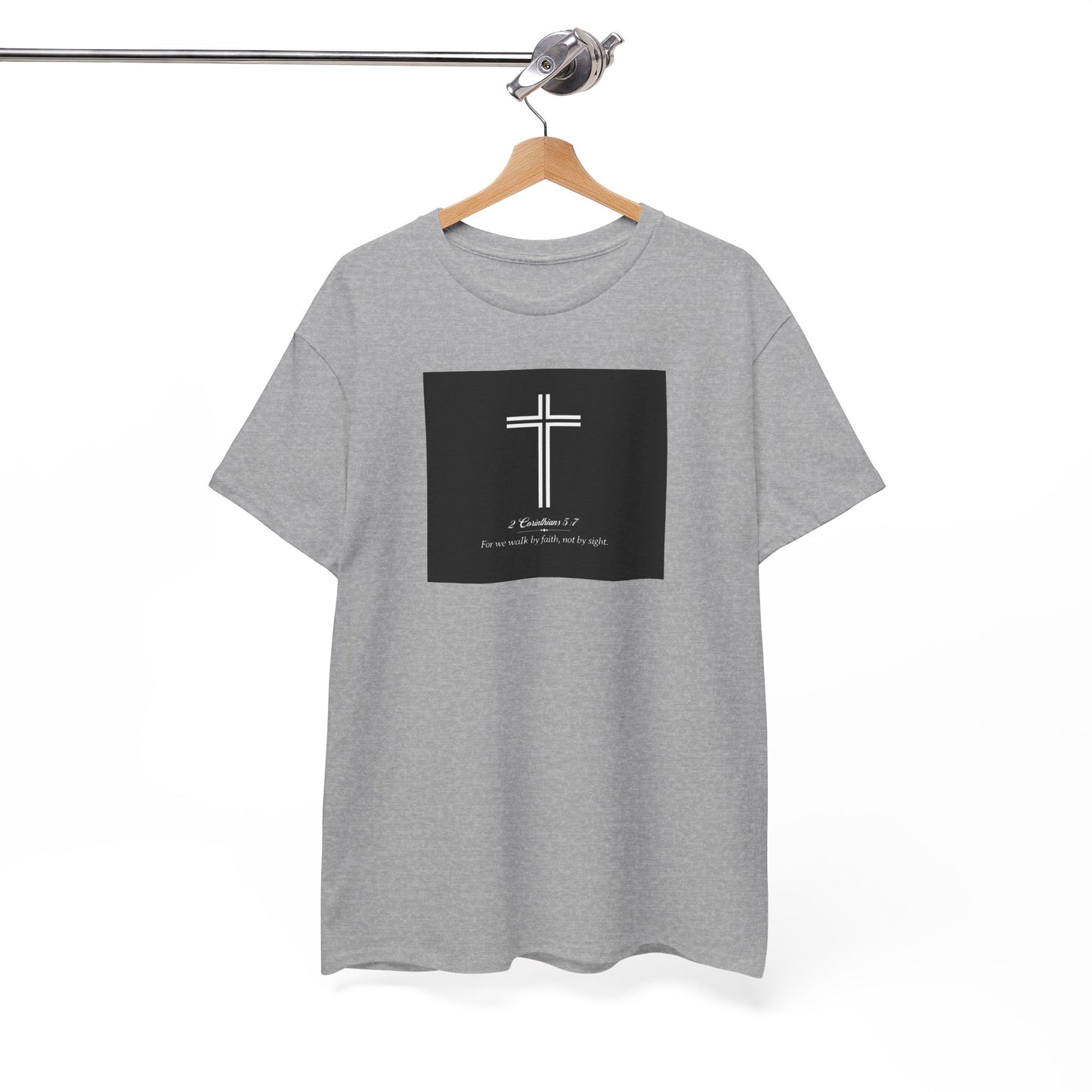 Blessed Love 2 Corinthians 5:7 Cotton Tee