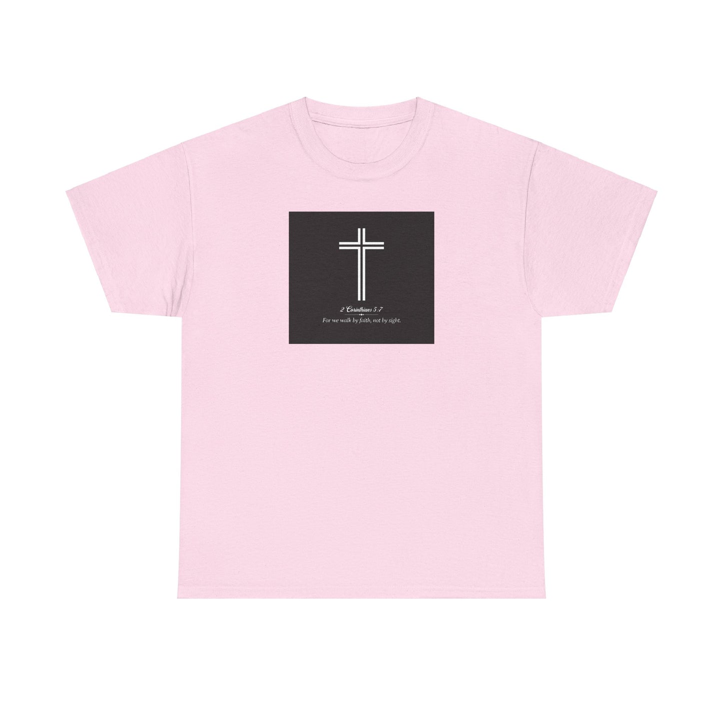 Blessed Love 2 Corinthians 5:7 Cotton Tee