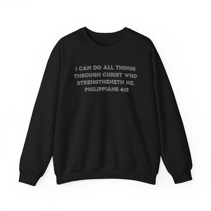 Blessed Love Philippians 4:13 Sweatshirt Crewneck