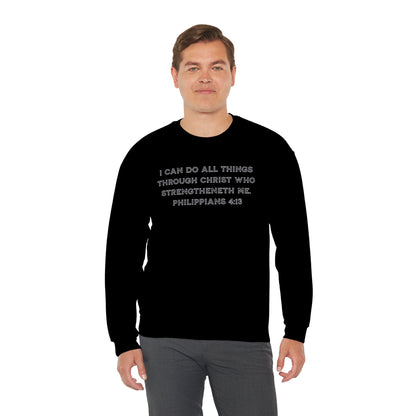 Blessed Love Philippians 4:13 Sweatshirt Crewneck