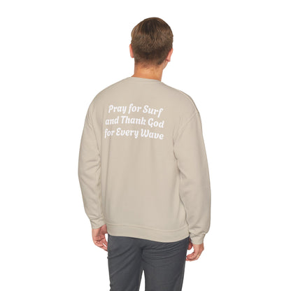 Blessed Love Pray for Surf Crewneck Sweatshirt