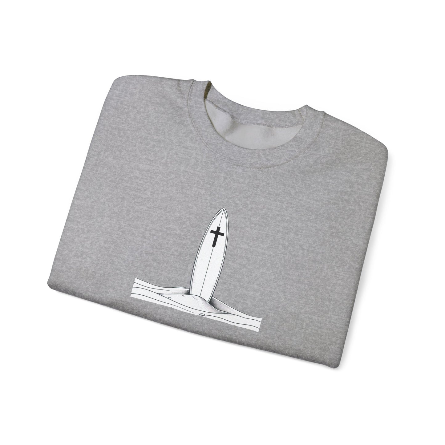 Blessed Love Pray for Surf Crewneck Sweatshirt