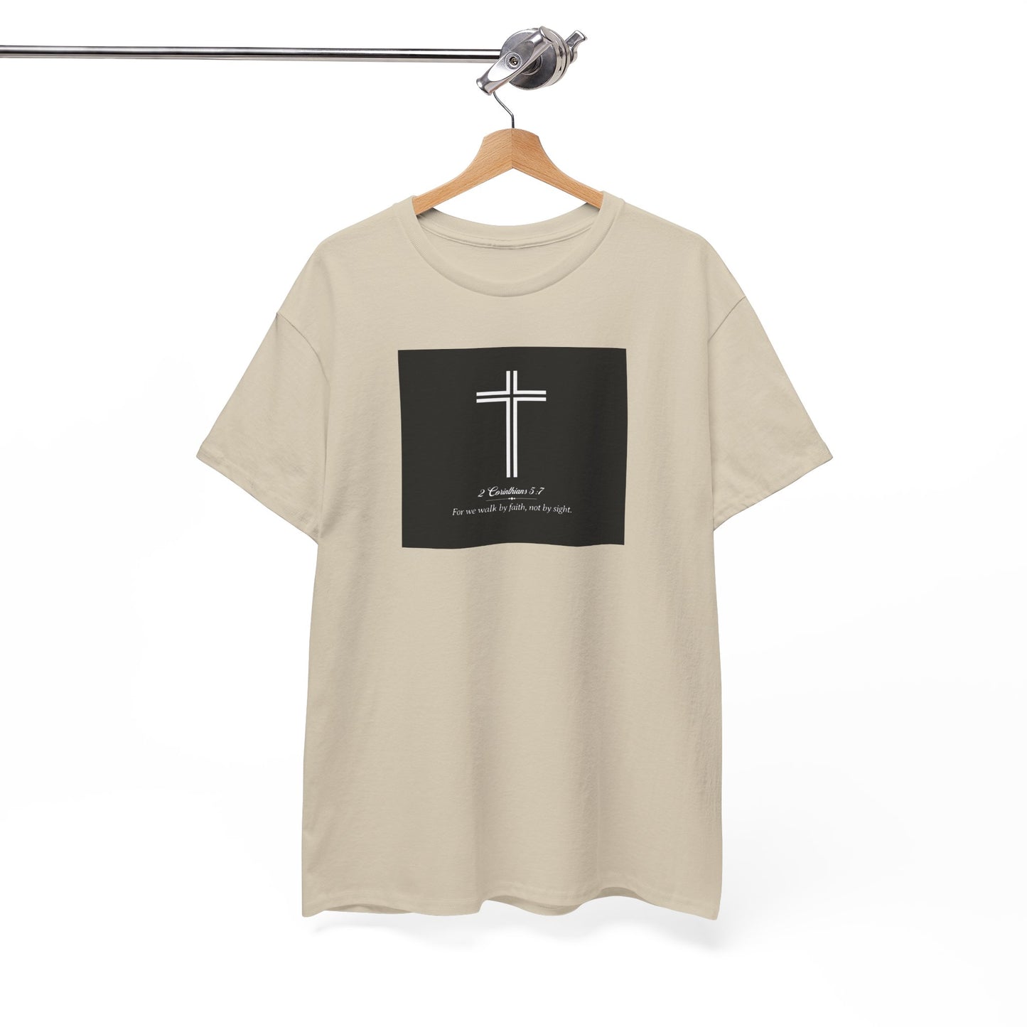 Blessed Love 2 Corinthians 5:7 Cotton Tee