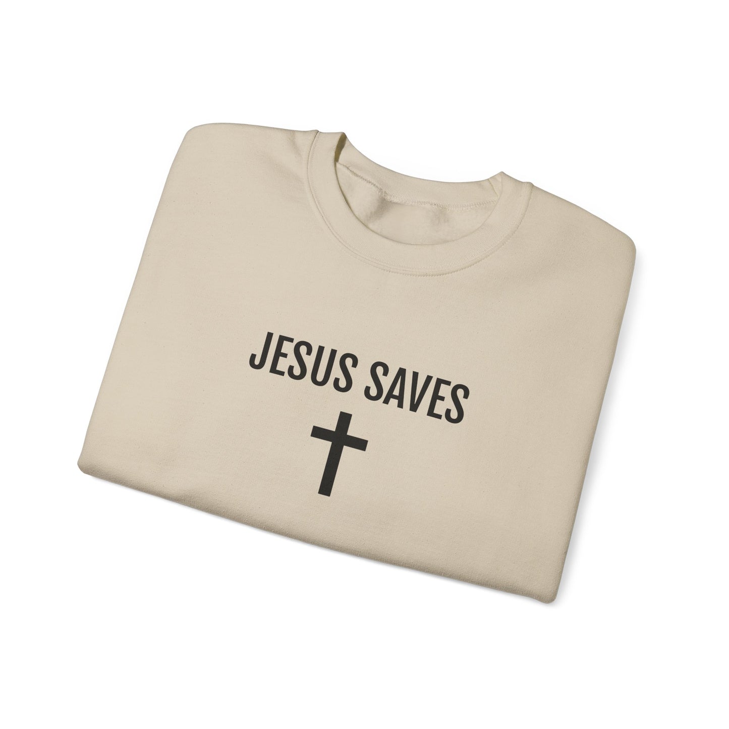 Blessed Love Jesus Saves Crewneck Sweatshirt