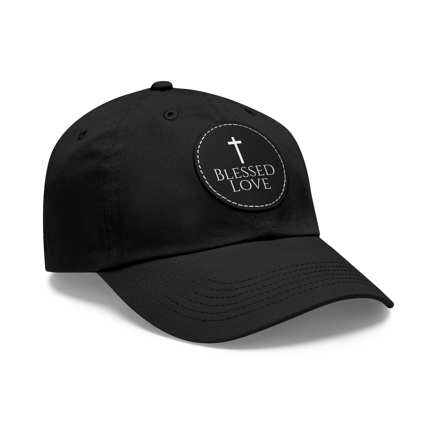 Blessed Love Leather Patch Hats