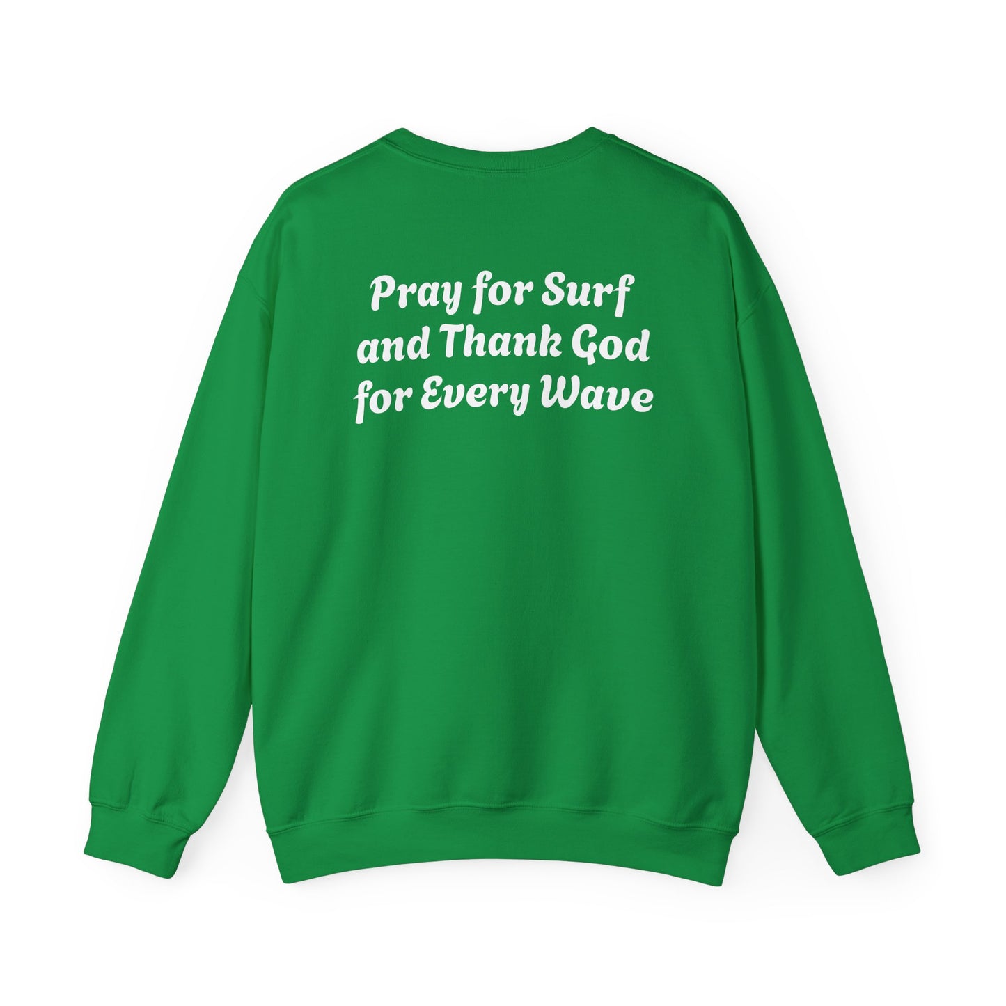 Blessed Love Pray for Surf Crewneck Sweatshirt