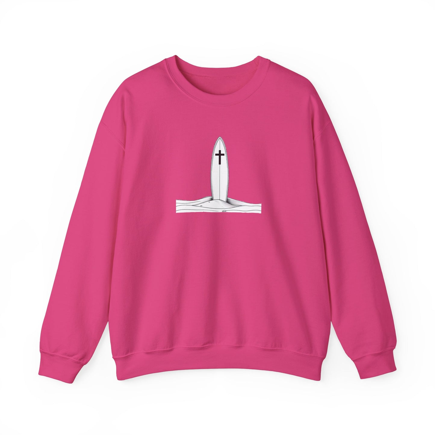 Blessed Love Pray for Surf Crewneck Sweatshirt