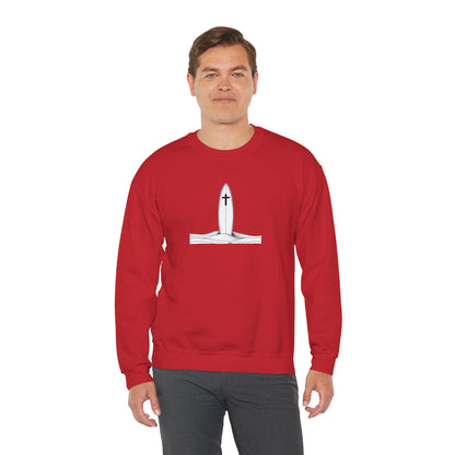 Blessed Love Pray for Surf Crewneck Sweatshirt