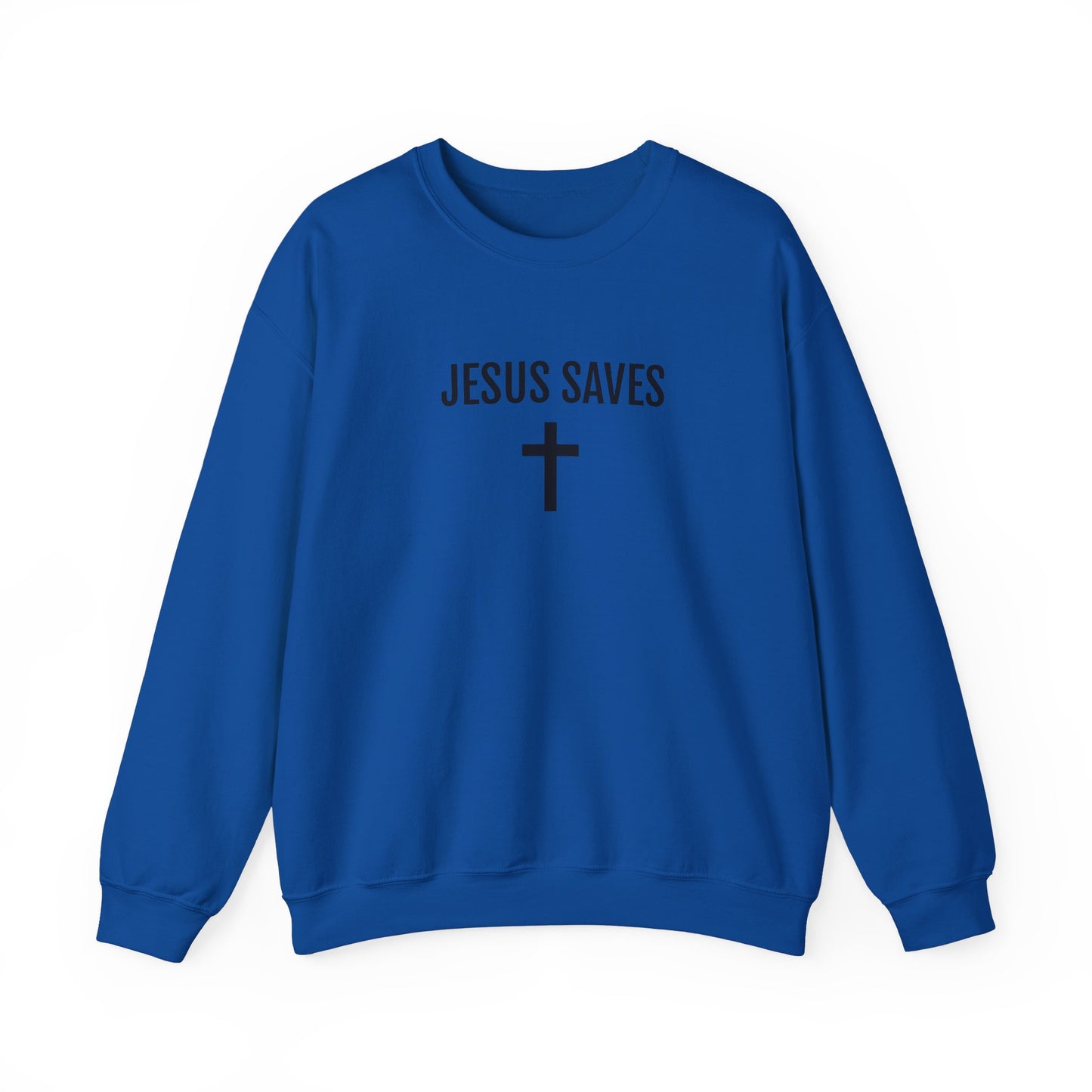 Blessed Love Jesus Saves Crewneck Sweatshirt