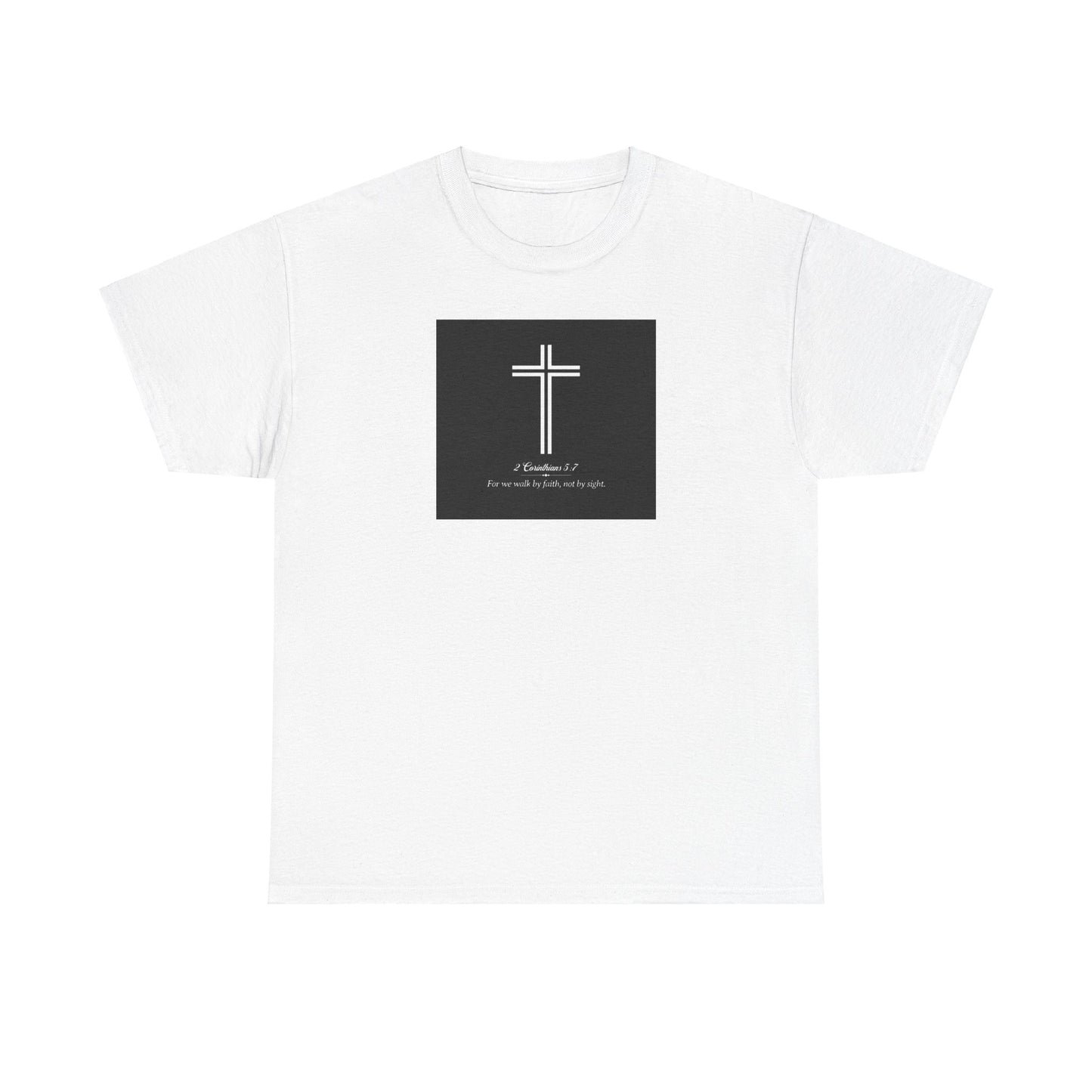 Blessed Love 2 Corinthians 5:7 Cotton Tee