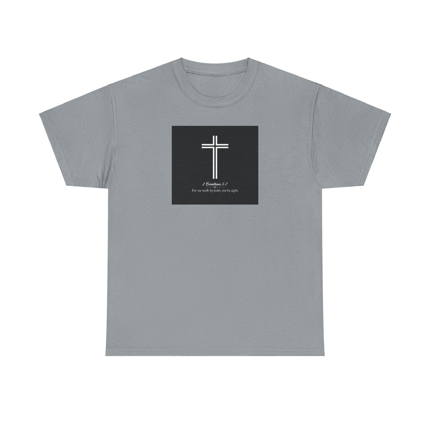 Blessed Love 2 Corinthians 5:7 Cotton Tee