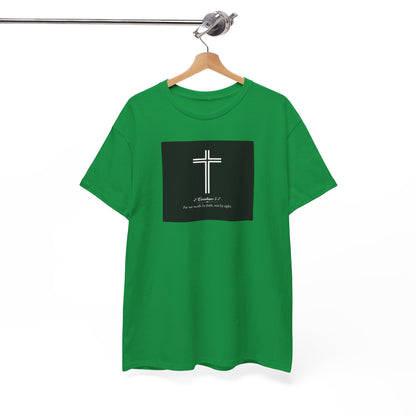 Blessed Love 2 Corinthians 5:7 Cotton Tee