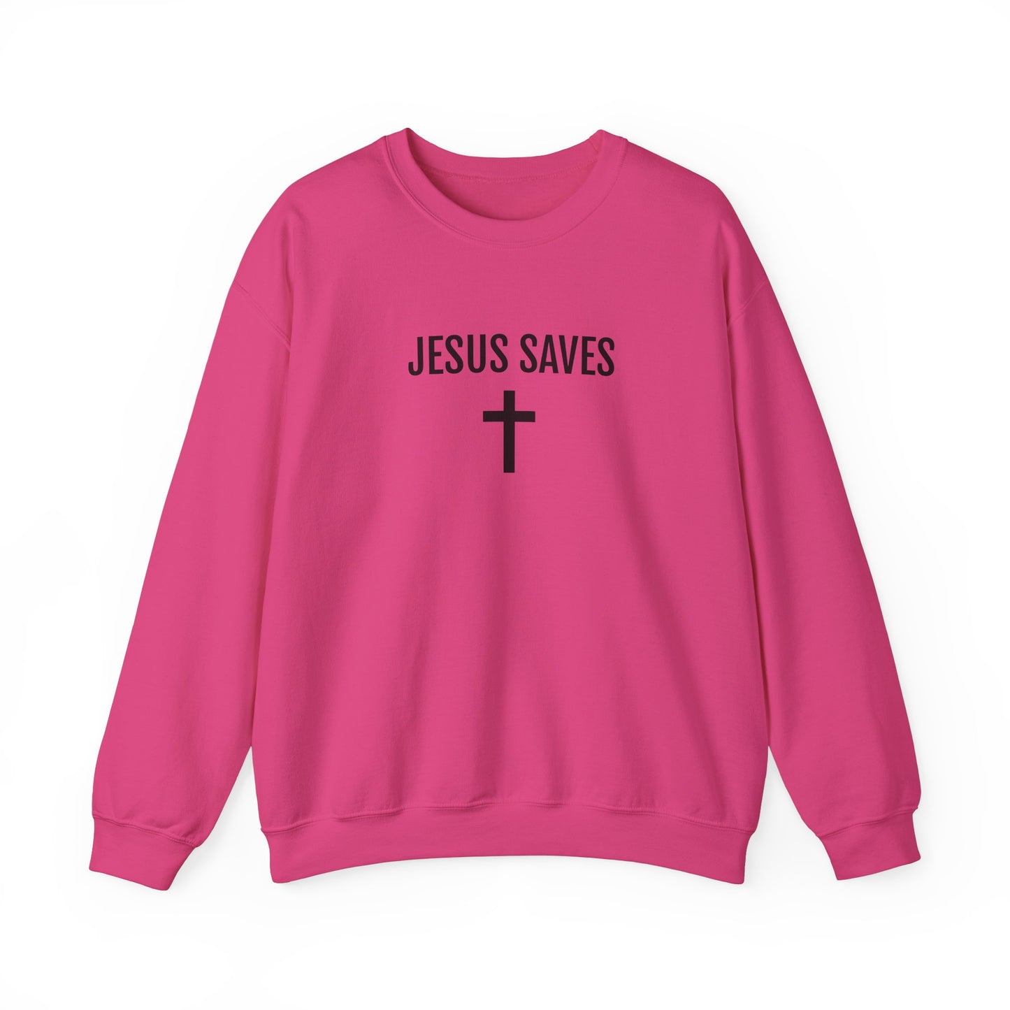 Blessed Love Jesus Saves Crewneck Sweatshirt