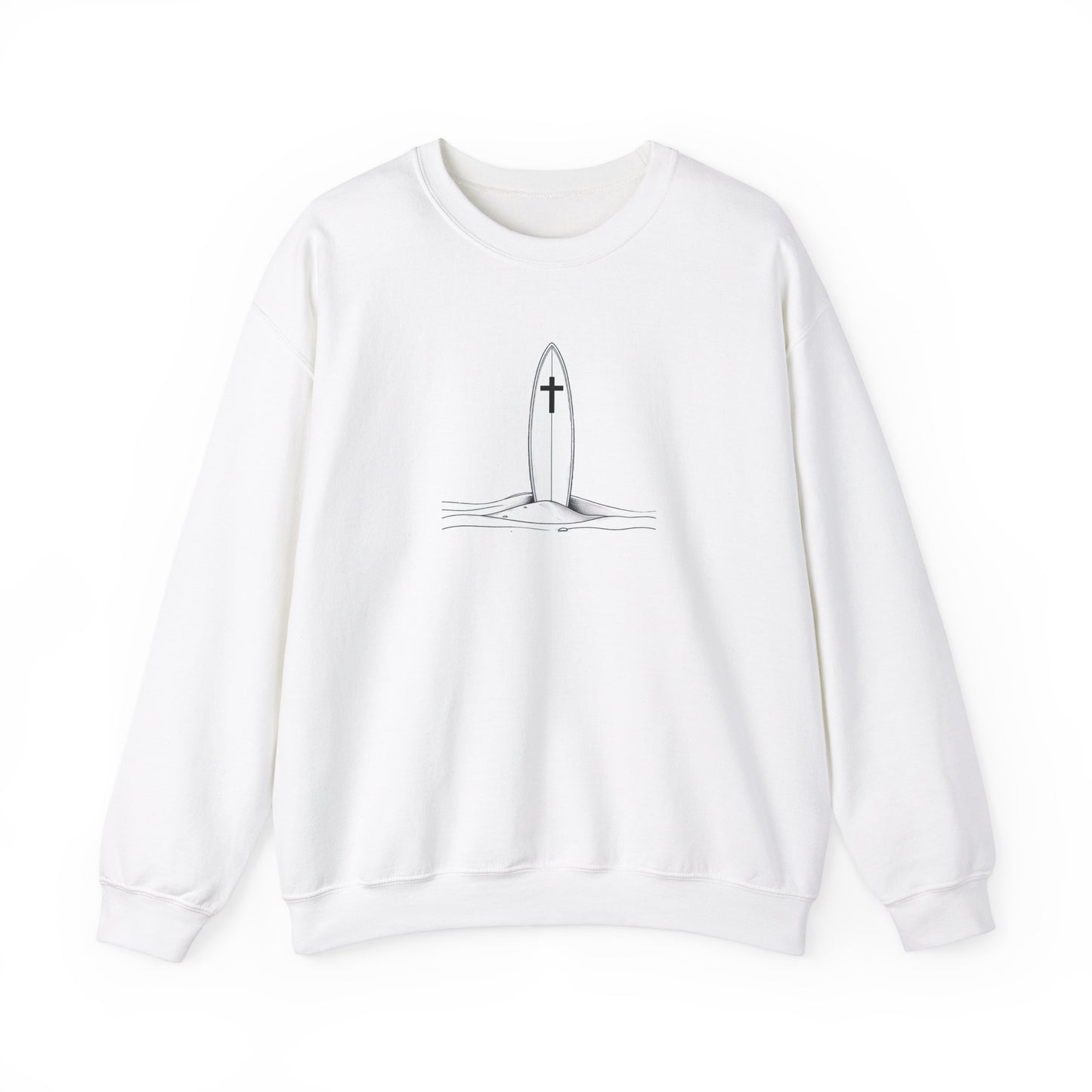 Blessed Love Pray for Surf Crewneck Sweatshirt