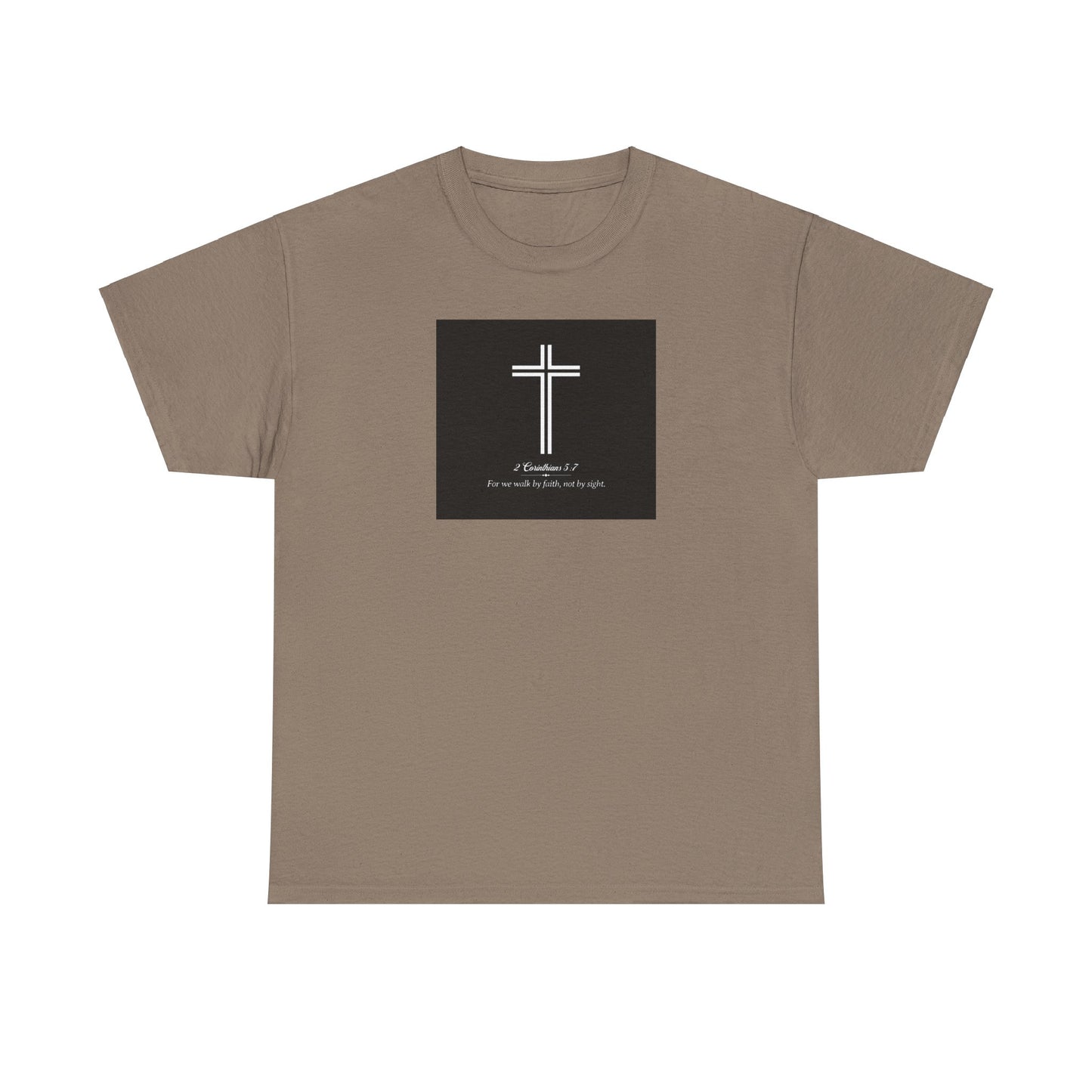 Blessed Love 2 Corinthians 5:7 Cotton Tee