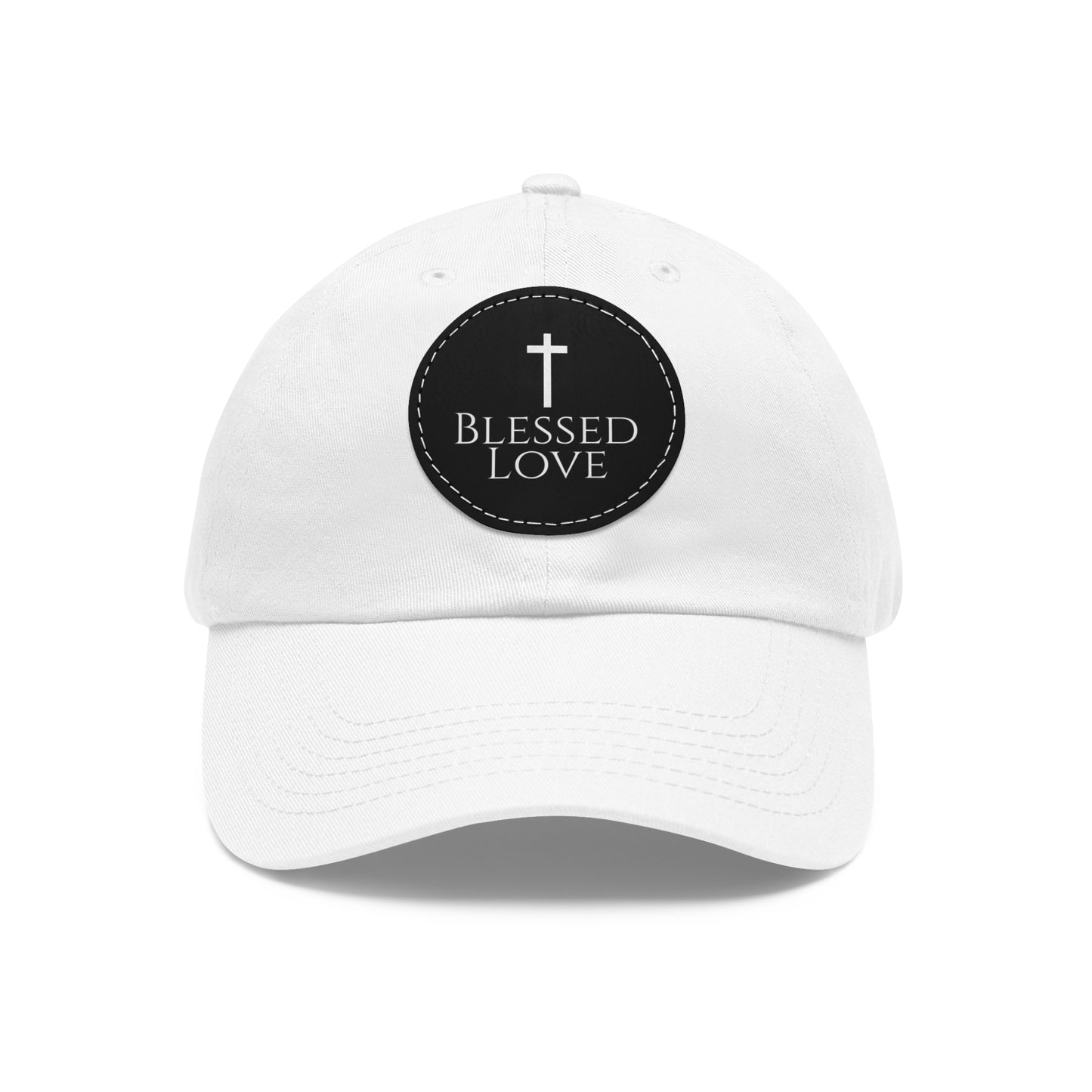 Blessed Love Leather Patch Hats