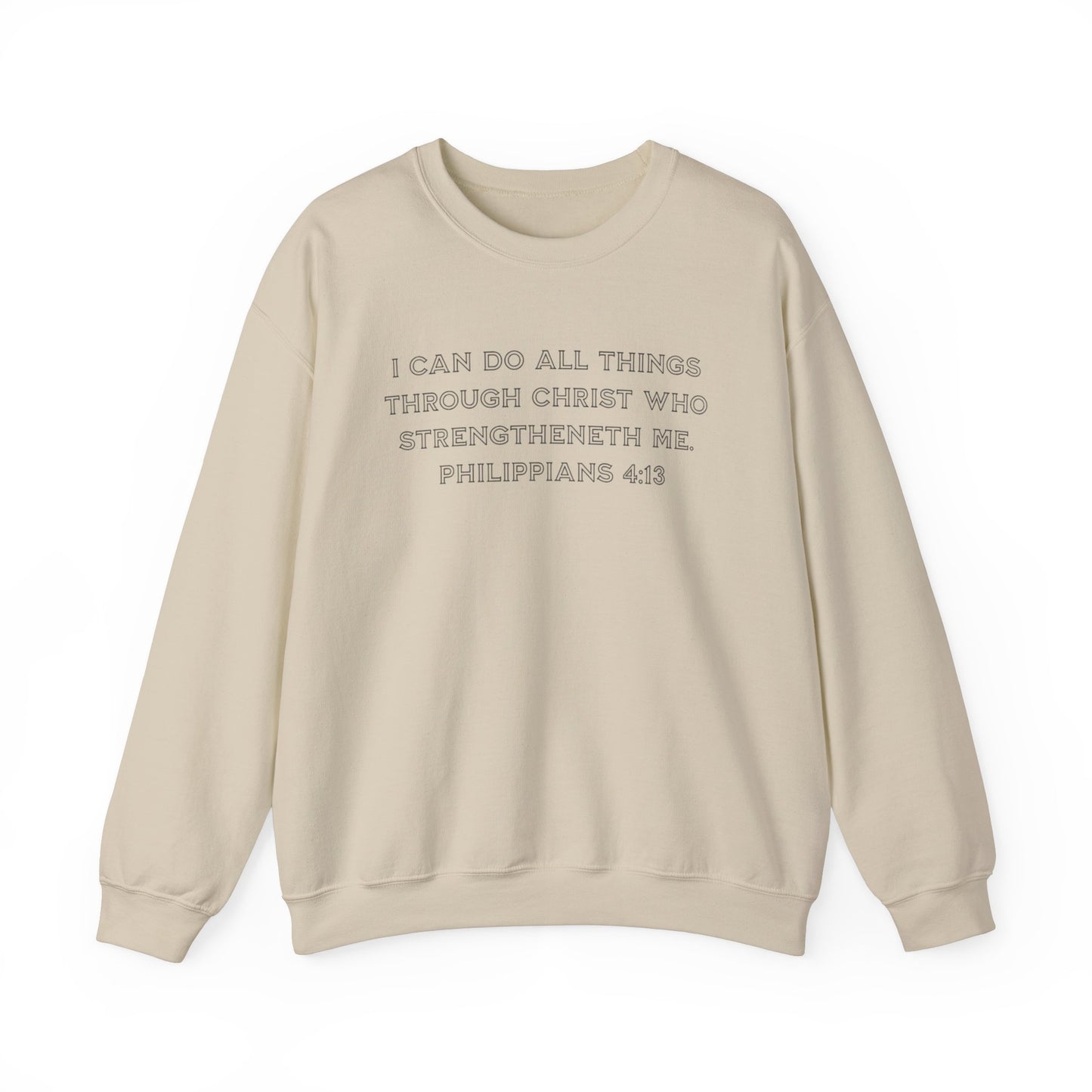 Blessed Love Philippians 4:13 Sweatshirt Crewneck