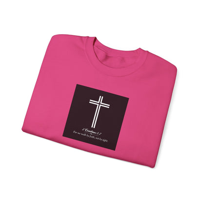 Blessed Love 2 Corinthians 5:7 Crewneck Sweatshirt