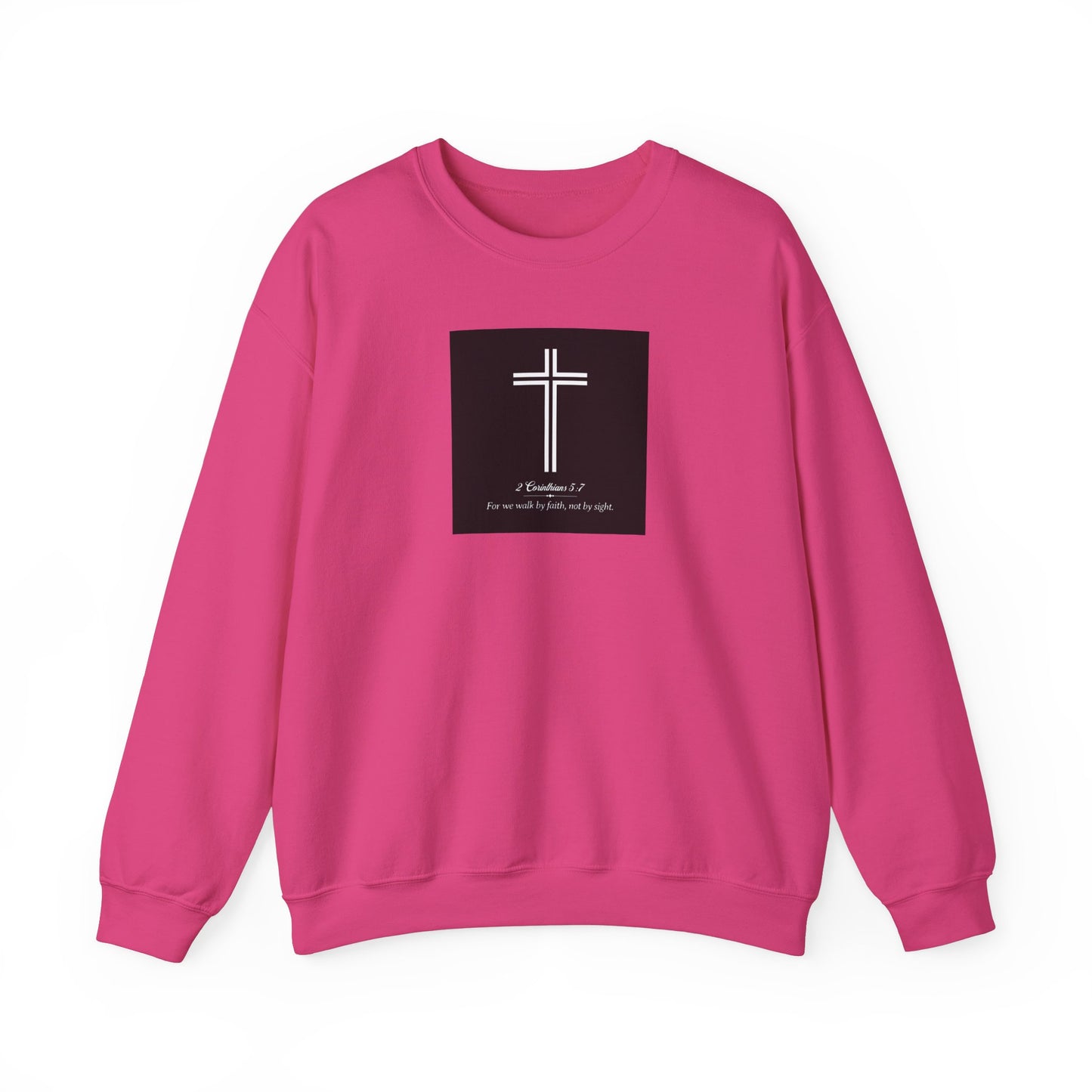 Blessed Love 2 Corinthians 5:7 Crewneck Sweatshirt