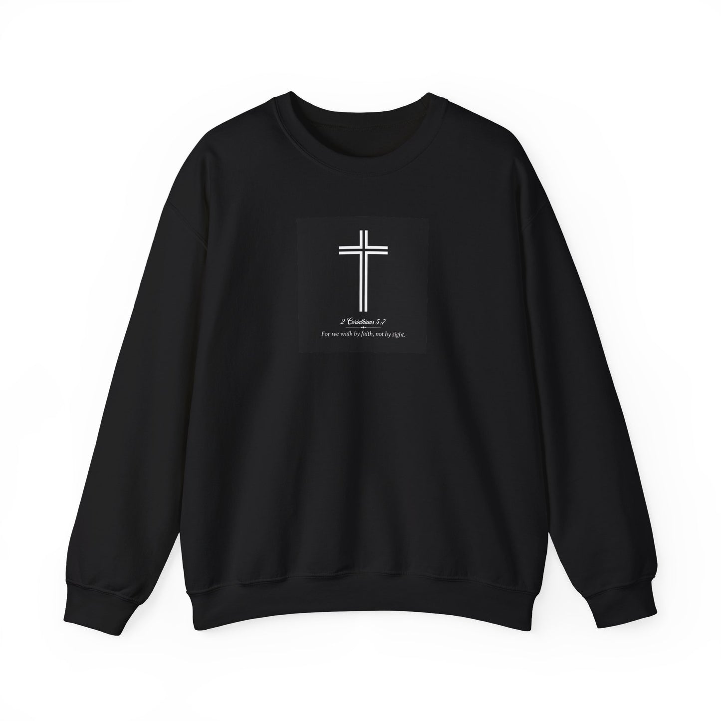 Blessed Love 2 Corinthians 5:7 Crewneck Sweatshirt