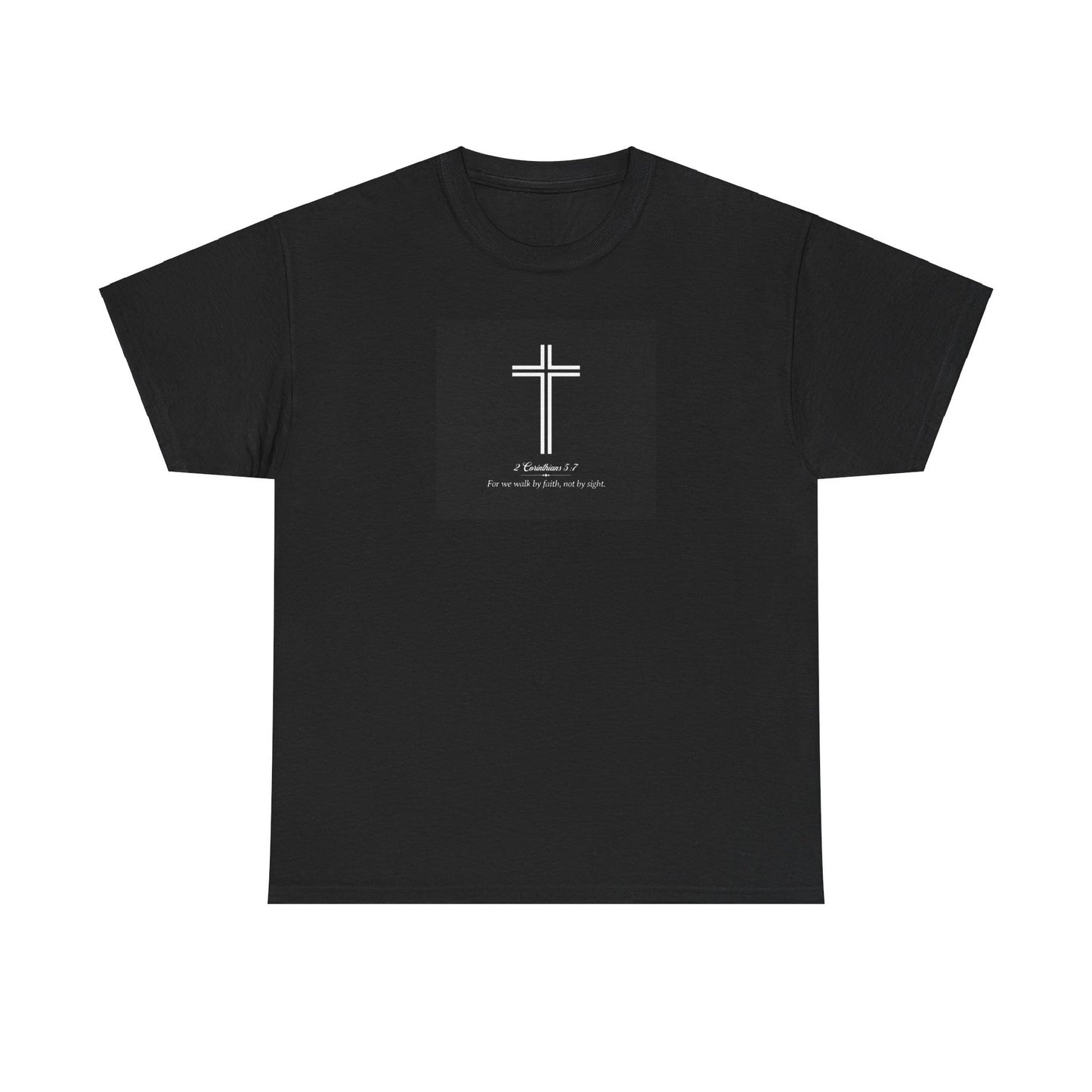 Blessed Love 2 Corinthians 5:7 Cotton Tee