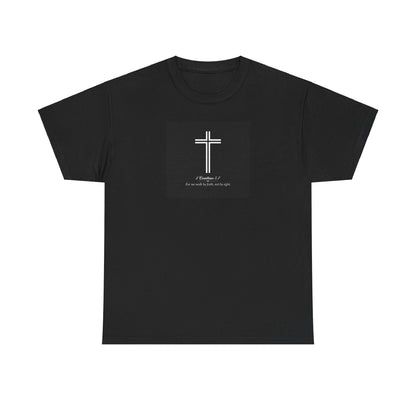 Blessed Love 2 Corinthians 5:7 Cotton Tee