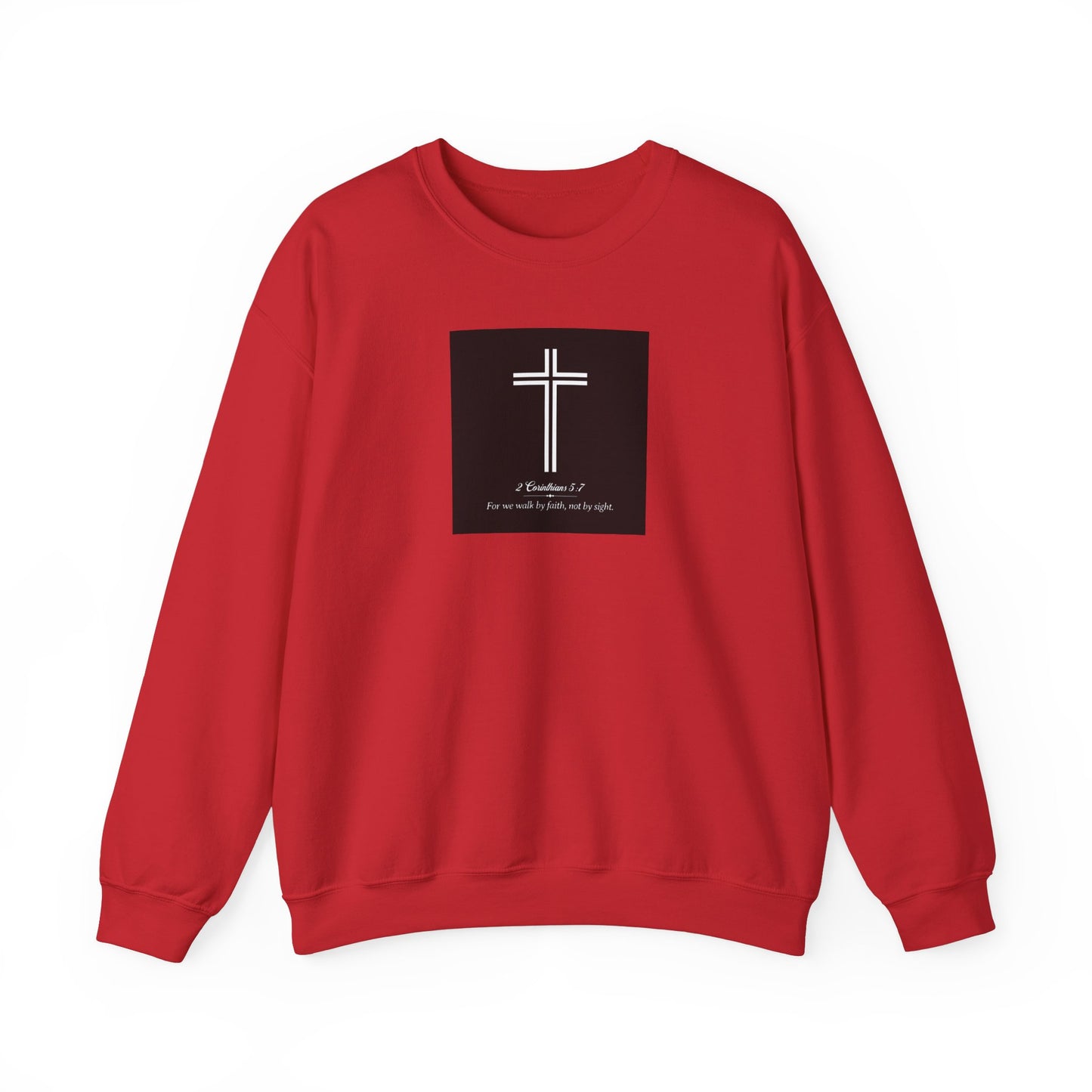 Blessed Love 2 Corinthians 5:7 Crewneck Sweatshirt